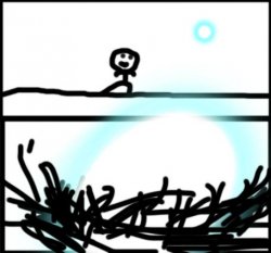 stikmins brother gets beamed Meme Template