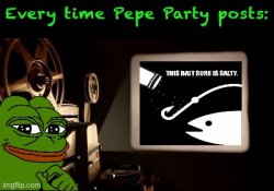 Pepe party projection Meme Template