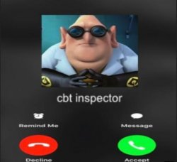 cbt inspector Meme Template