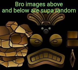 Bro images above and below are supa random Meme Template