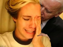 Joe Biden sniffing Leave Britney Alone Guy Meme Template