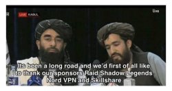 Taliban thank-yous Meme Template