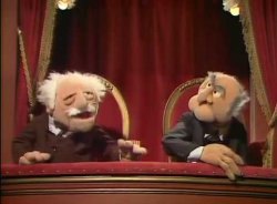 waldorf and statler german muppet show Meme Template