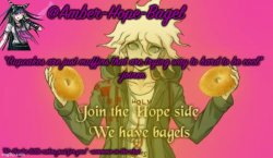 Amber-Hope-Bagel announcement template Meme Template