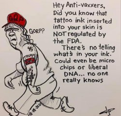 Trump supporters tattoo ink Meme Template