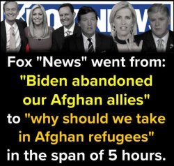 Fox News hypocrisy Afghanistan Meme Template