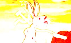 Bugs Bunny Communisim Deep Fried Meme Template