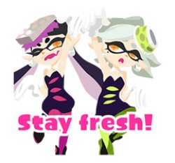 Squid sisters Stay fresh! Meme Template