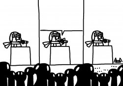 Ava makes an Announcement Meme Template