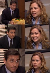 Michael and Pam Meme Template