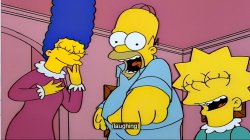 Simpsons laughing POV Meme Template