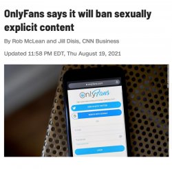 Only fans banning content Meme Template