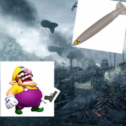 Wario at war Meme Template