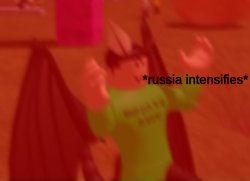 *russia intensifies* Meme Template