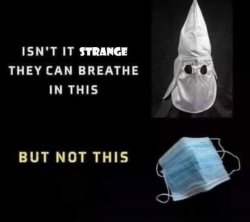 KKK mask Meme Template