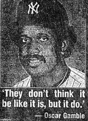 Oscar Gamble Meme Template