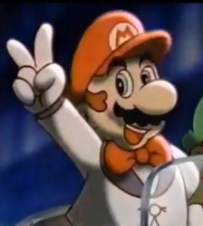 Tuxedo Mario Meme Template