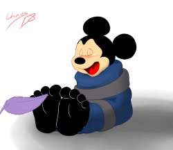 Mickey Mouse Tickled Meme Template
