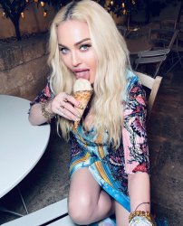 Madonna ice cream Meme Template