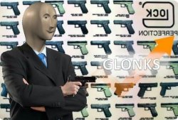 Meme man Glonks Meme Template