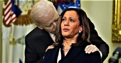 Joe sniffs Kamala Meme Template