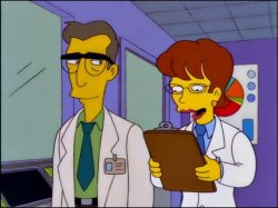 Two Sciences In Labcoats From The Simpsons Meme Template