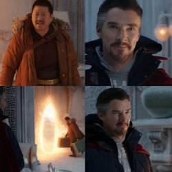 Dr. Strange Wink Meme Template