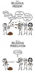 Religious freedom vs. religious persecution Meme Template
