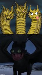 3 drago Meme Template