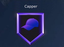 Hall of Fame Capper Badge Meme Template