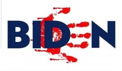 biden bloody logo Meme Template