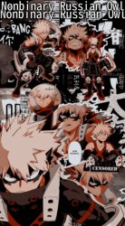 Nonbinarys Bakugou temp Meme Template