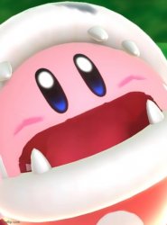 Kirby eaten Meme Template