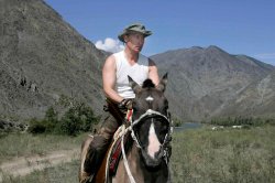 Putin on a horse Meme Template