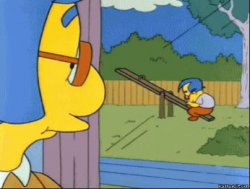 Milhouse on the Seesaw Meme Template