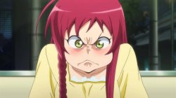 Angry Pouting Anime Girl Meme Template