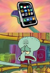 Squidward Phone Meme Meme Template