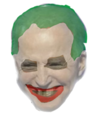 Joe Biden Joker head png #1 Meme Template