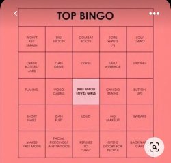 Top bingo Meme Template