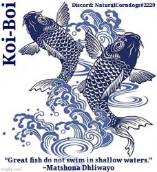 Koi-Boi's fish template Meme Template