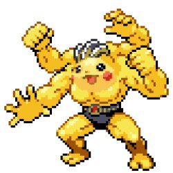 Pikachamp (Clear) Meme Template