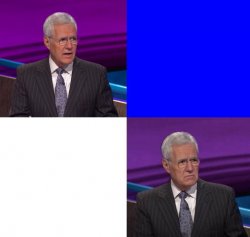 Jeopardy: here is your clue Meme Template