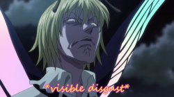 Visible Disgust (Pouf edition) Meme Template