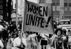 1960s Women's Protest USA Meme Template