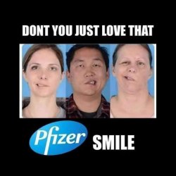 Pfizer Smile Meme Template