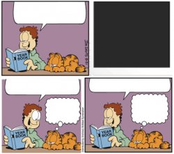 Garfield photo album Meme Template