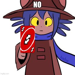 Niko UNO reverse card Meme Template