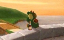 Yoshi with Hennessy Meme Template