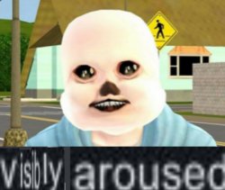 sans visibly aroused Meme Template