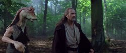 Qui Gon and Jar Jar Meme Template